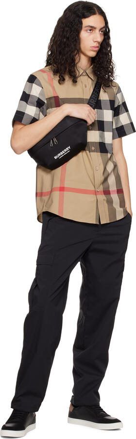 Burberry Black Vintage Check Sneakers - Picture 4