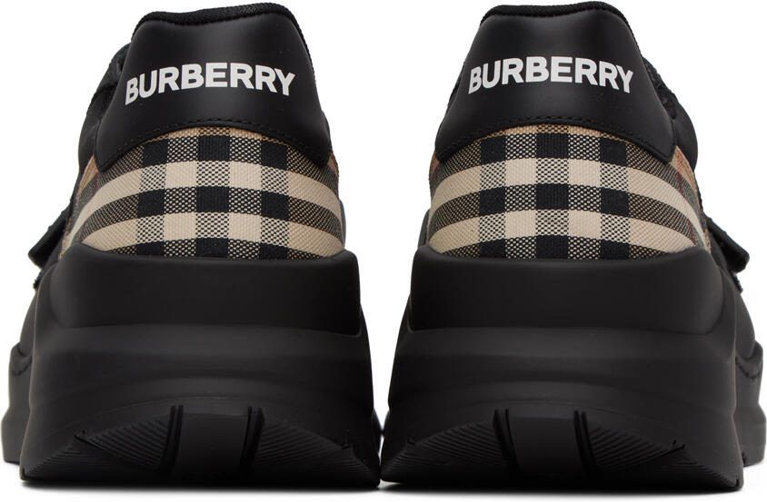 Burberry Black Vintage Check Sneakers