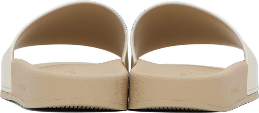 Burberry Blue Check Slides