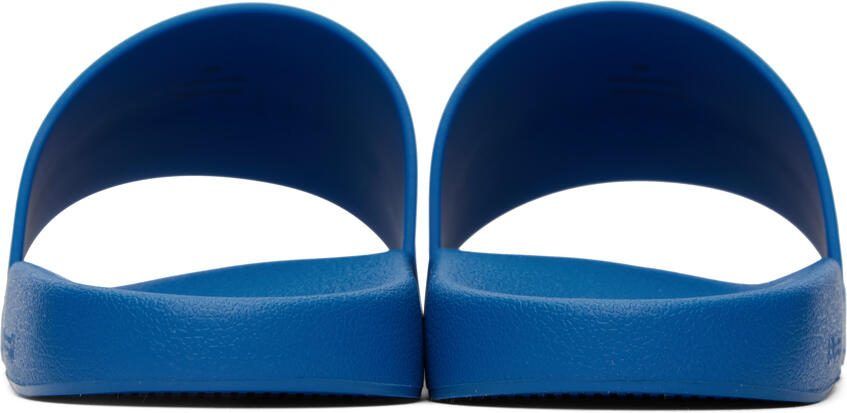 Burberry Blue Embossed Slides