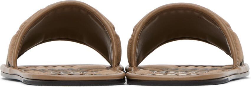 Burberry Brown Alixa Flat Sandals