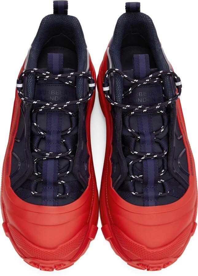 Burberry Navy  Red Arthur Sneakers