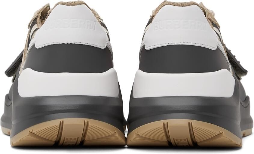 Burberry Tan  Grey Ramsey Sneaker - Picture 2