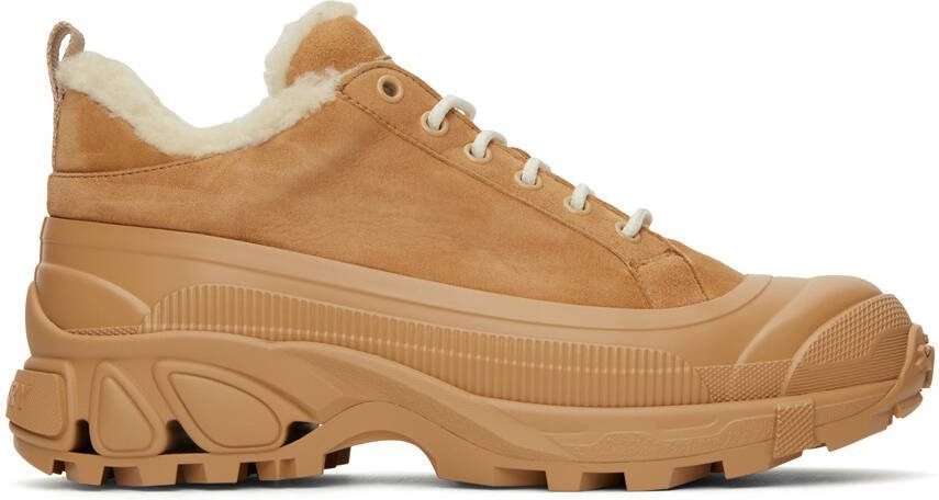 Burberry Tan Arthur Sneakers - Picture 5