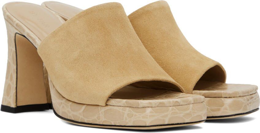 BY FAR Beige Beliz Heeled Sandals - Picture 2