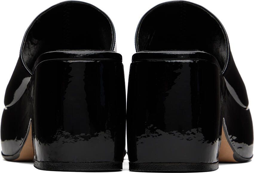 BY FAR Black Leroy Mules