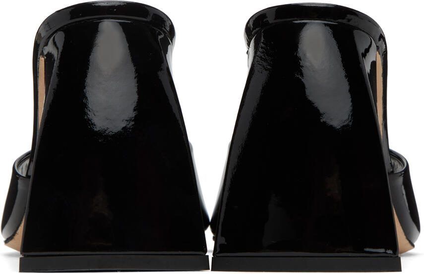 BY FAR Black Michele Heeled Sandals