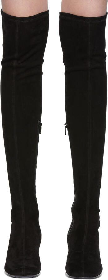 BY FAR Black Suede Carlos Boots - Picture 3