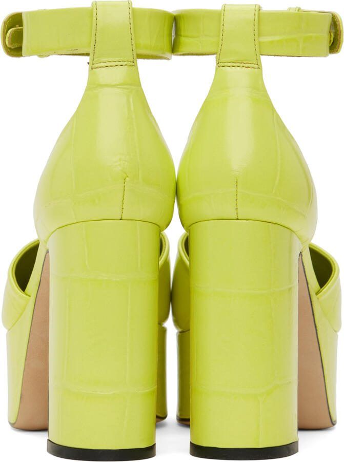 BY FAR Green Barb Heels - Picture 3