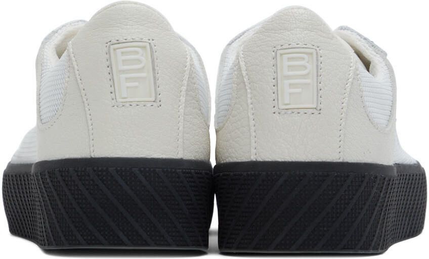 BY FAR Off-White  Black Rodina Low-Top Sneakers
