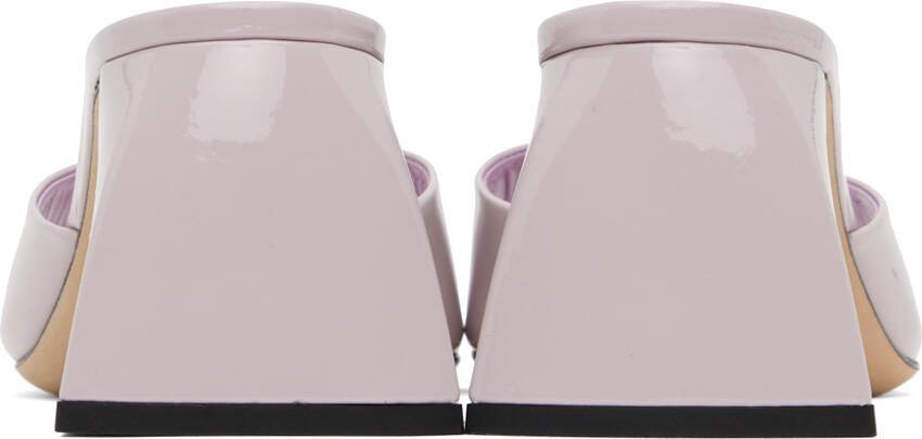 BY FAR Purple Romy Mules