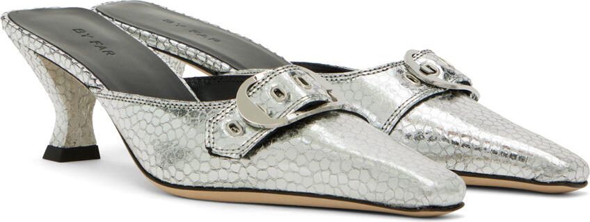 BY FAR Silver Evelyn Heels - Picture 2