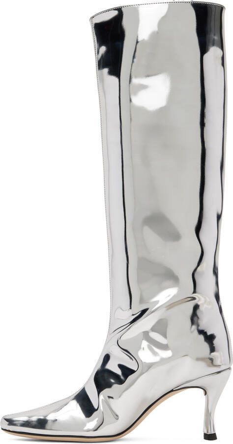 BY FAR Silver Stevie 42 Boots - Picture 2