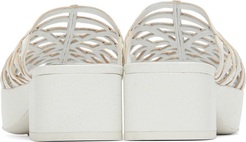 BY FAR White Norman Loafers