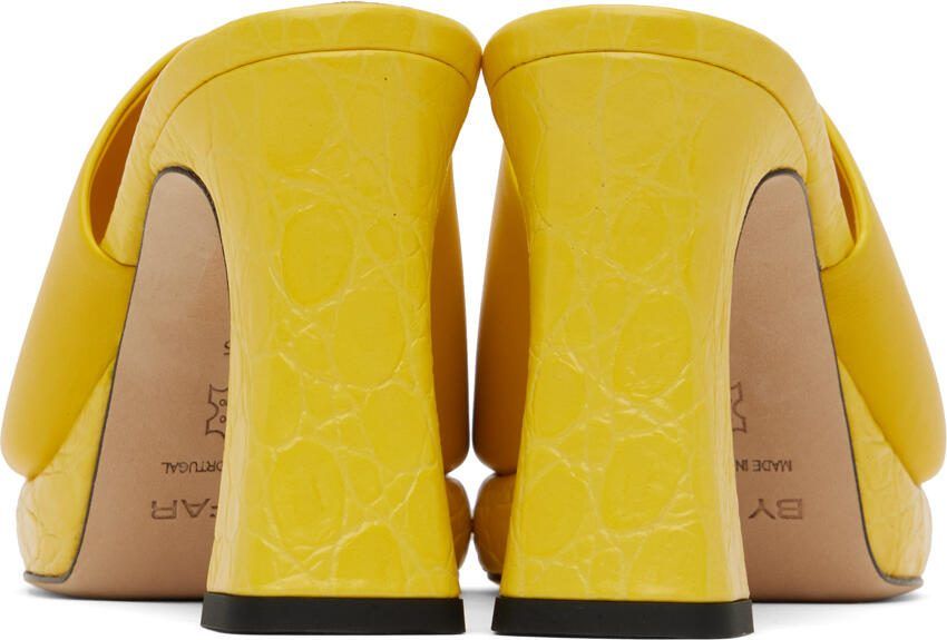 BY FAR Yellow Beliz Mules