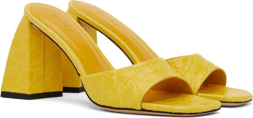 BY FAR Yellow Michele Mules - Picture 2