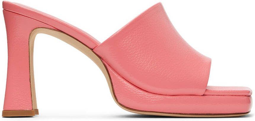 BY FAR Pink Beliz Venus Heeled Sandals - Picture 5
