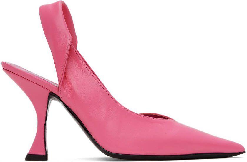 BY FAR Pink Yasha Heels - Picture 5