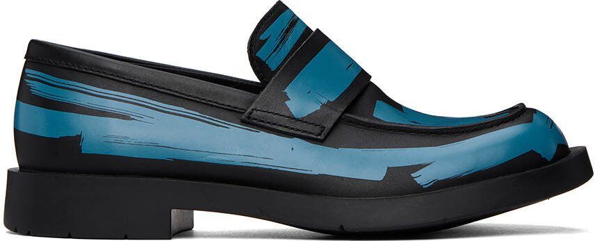 CAMPERLAB Black  Blue MIL 1978 Loafers - Picture 5