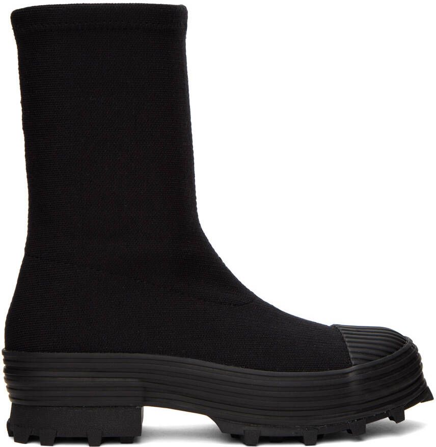 CamperLab Black Traktori Ankle Boots - Picture 5