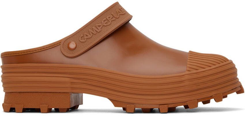 CAMPERLAB Brown Traktori Clogs - Picture 6