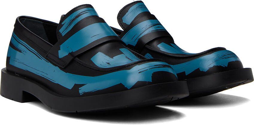 CAMPERLAB Black  Blue MIL 1978 Loafers - Picture 2