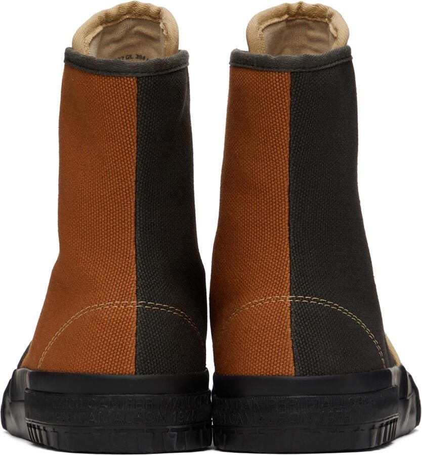 CAMPERLAB Brown  Orange Color Block Sneakers
