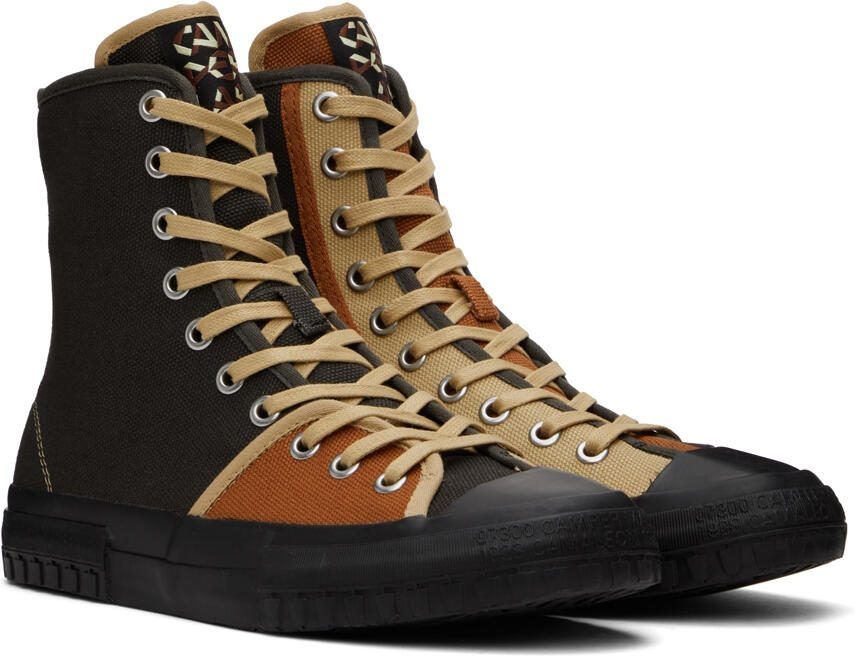 CAMPERLAB Brown  Orange Color Block Sneakers - Picture 2