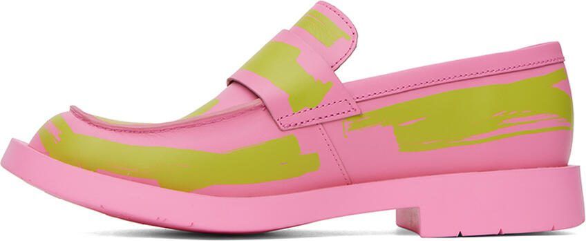 CAMPERLAB Pink  Green MIL 1978 Loafers - Picture 3