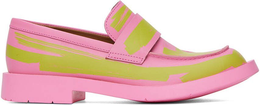 CAMPERLAB Pink  Green MIL 1978 Loafers - Picture 5