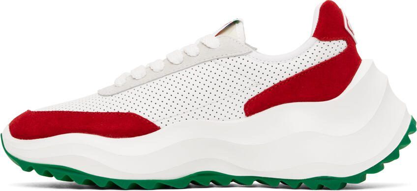 Casablanca White  Red Atlantis Sneakers - Picture 3