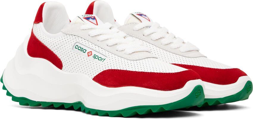 Casablanca White  Red Atlantis Sneakers - Picture 2
