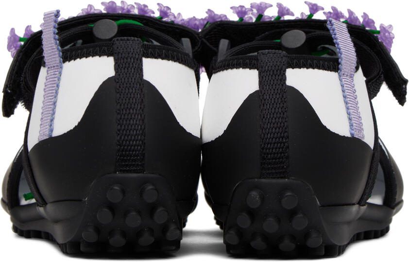 Cecilie Bahnsen White  Black Sara Sneakers