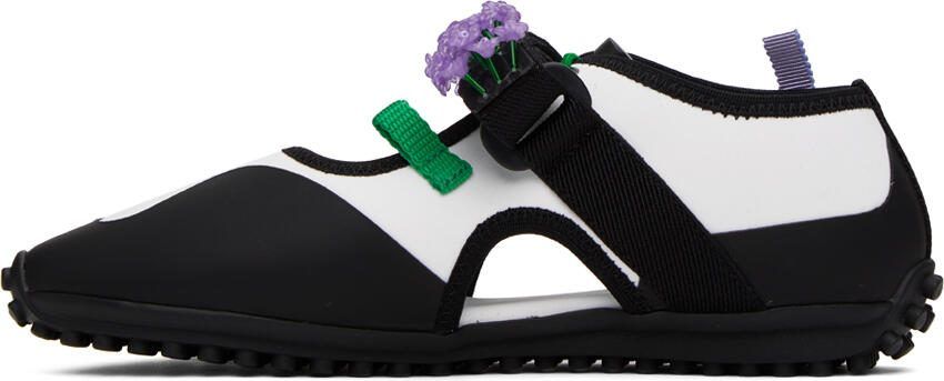 Cecilie Bahnsen White  Black Sara Sneakers - Picture 3