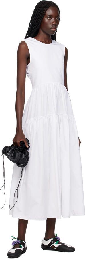 Cecilie Bahnsen White  Black Sara Sneakers - Picture 4