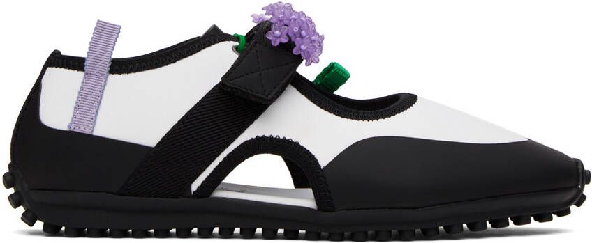 Cecilie Bahnsen White  Black Sara Sneakers - Picture 5