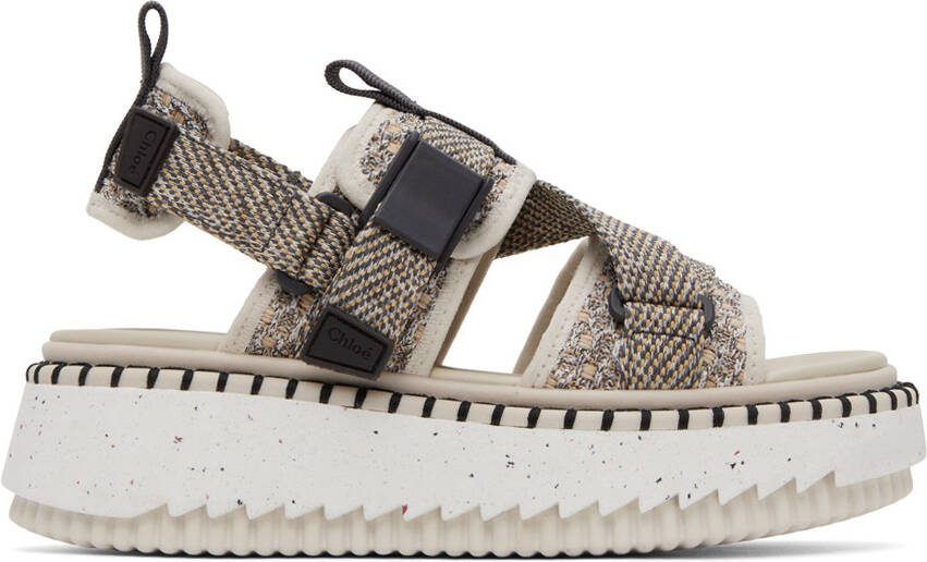 Chloé Beige Lilli Sandals