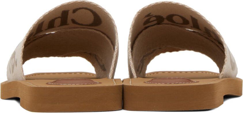 Chloé Beige Woody Sandals