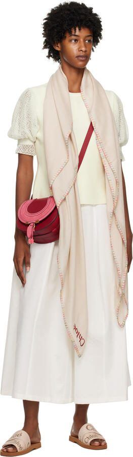 Chloé Beige Woody Sandals - Picture 4