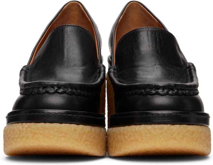 Chloé Black Jamie Heeled Penny Loafers - Picture 2