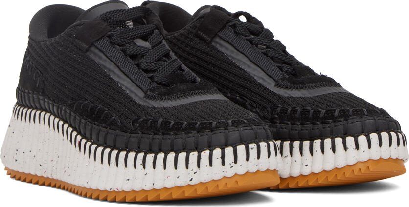 Chloé Black Nama Sneakers - Picture 2