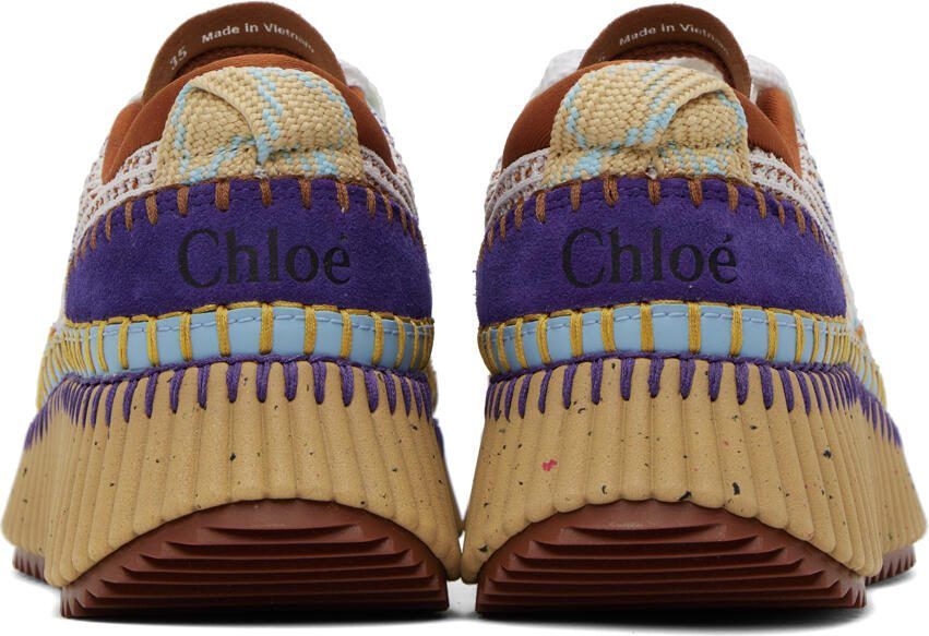 Chloé Blue  Brown Nama Sneakers