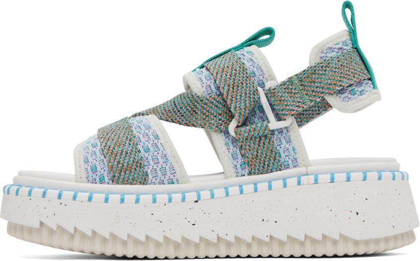 Chloé Blue Lilli Sandals - Picture 3