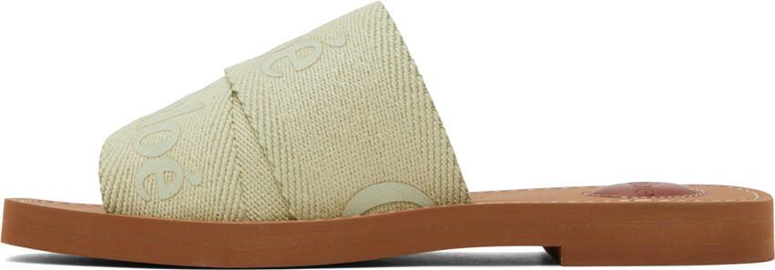 Chloé Green Woody Mules - Picture 3