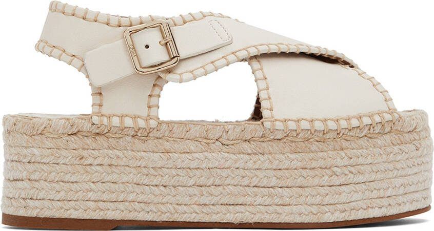 Chloé Off-White Lucinda Espadrilles