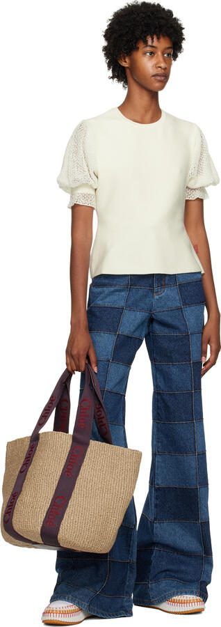 Chloé Red  White Nama Sneakers - Picture 4