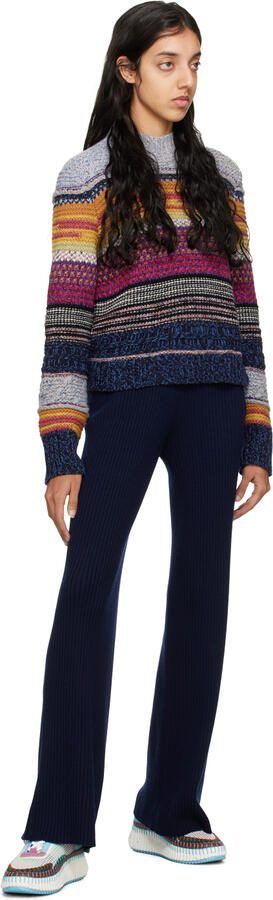 Chloé White  Purple Nama Sneakers - Picture 4