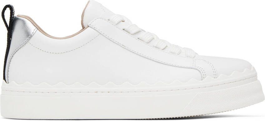 Chloé White Lauren Sneakers - Picture 5