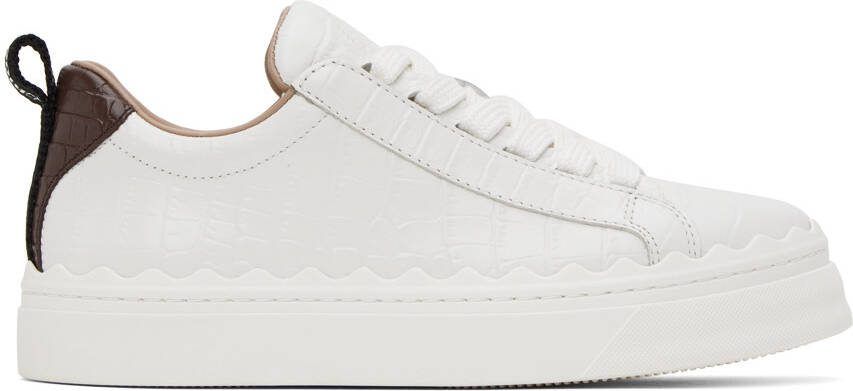 Chloé White Lauren Sneakers - Picture 3
