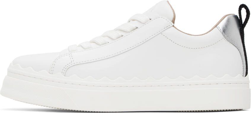 Chloé White Lauren Sneakers - Picture 3